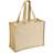 Brand Lab Jute Canvas Shopper (One Size) (Natural)