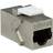 LogiLink Keystone RJ45-RJ45 Cat6a STP Adapter F-F