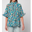 Ganni Ruffle Blouse - Multicolor