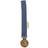 Filibabba Pacifier Holder with Velcro Warm Blue