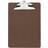 Officemate Hardboard Clipboard, 6" x 9" Brown