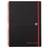 100080166 Black n Red A4 Wirebound Polypropylene Cover Notebook Rule