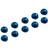 Maul Dome Magnet 30mm Blue (10 Pack)