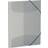 Herma Elasticated folder A4 PP translucent grey