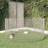 vidaXL 12-panels kaninbur 54x100 galvaniseret jern