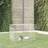 vidaXL kaninbur 78x54x54 galvaniseret jern