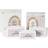 Dkd Home Decor Set med Hvid Børns Paulonia træ (40 x 30 x 55 cm) (5 Dele) Kurv 2stk