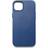Mujjo Full Leather Case (iPhone 14 Plus) Blå