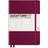 Leuchtturm1917 Leuchtturm1917 Notebook A5 Medium Olinjerad Port Red