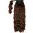 Grande Lengths 26" Textured Wave Wraparound Pony -6 Choc Brown