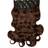 Lullabellz Super Thick Curly Clip In Hair Extensions 22 inch 5-pack Choc Brown