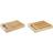 Dkd Home Decor Colonial Cutlery Tray 2pcs