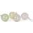 ferm LIVING Julekugle large 4-pak Mixed light Juletræspynt 4stk