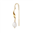 Stine A Long Twisted Earring - Gold/Pearl