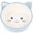 HappyPet H/PET POLKA DOT CAT BOWL BLUE