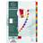 Exacompta Indices A4 White Card Card 1 to 31