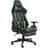 vidaXL Drejelig gamingstol med fodstøtte PVC Grøn