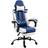 Equinox Leighton Racing Style Gaming Chair with Footrest, Blue