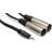 Hosa 3.5mm-2XLR 3m
