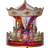 Star Trading Largeville Spinning Carousel Julby 23.5cm