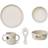 Liewood Vivi Silicone Tableware Set 4-pack Safari Sandy Mix