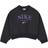 Nike Girl's Oversized Logo Sweater - Off Noir (DV2563-045)