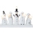 Star Trading Candlestick Snowman Adventslysestage 33cm 5stk