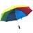 vidaXL Automatic Folding Umbrella Multicolour 124 cm