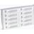Peggy Sage Pumice Block Nail File White X 10