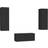 vidaXL - TV-bord 80x30cm 3stk