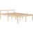 vidaXL Solid Pine 70.5cm Sengeramme 140x200cm