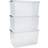 Really Useful Boxes Nesting Storage Box 83L 3pcs