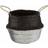 Premier Housewares Seagrass Black Medium, black Basket