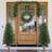 vidaXL Artificial 2 pcs with Wreath, Garland and LEDs Christmas Tree