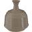 Premier Housewares Complements Ceramic Medium Ribbed Taupe Vase