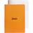 Clairefontaine Staplebound Notebooks ruled, orange cover 6 in. x 8 1 4 in. 48 sheets