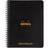 Rhodia Spiralblock Svart A5 Prickat Rhodia