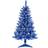 Puleo International Pre-Lit Fashion Artificial Blue Christmas Tree 121.9cm