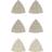 Bosch Slippapper 93x93x93mm K80/120/180 6-pack
