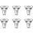 Philips Spot LED Lamps 3.5W GU10 6-pack