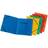Herlitz Colorspan 3-folds mappe for A4 assorterede farver (pakke med 10)