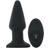 XR Brands Rimmers Smooth Rimming Fjernbetjent Butt Plug Sort