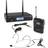 Vonyx Trådløst Headset System WM61B 1x16 UHF kanaler 1 Headset og 1 Knaphulsmikrof