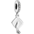 Pandora Graduation Cap Dangle Charm - Silver
