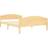 vidaXL Solid Pine 73.5cm Sengeramme 140x200cm