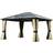 OutSunny 4.3m x3.6m Hardtop Gazebo Brown
