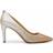 Michael Kors Dorothy Flex Leather Pump - Silver/PL Gold