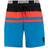Puma Men's Swim Heritage Stripe Mid-Length Shorts - Blue Combo