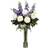 Rose, Delphinium and Lilac Silk Flower Arrangement