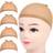 Fandamei Stretchy Nylon Stockings Wigs 4-pack